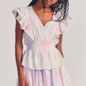 Super cute Loveshack Fancy Gwen ruffle Dress